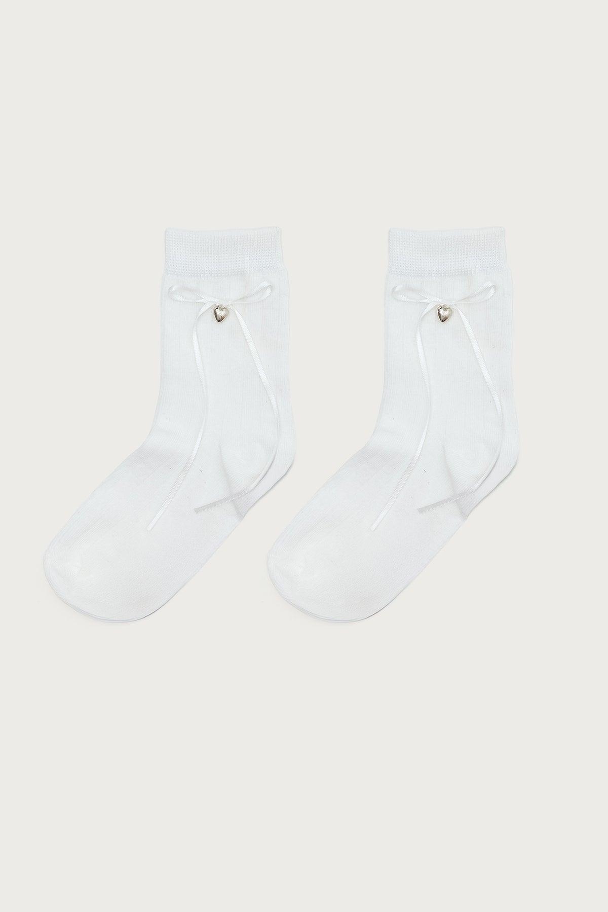 Bow & Heart Socks Product Image