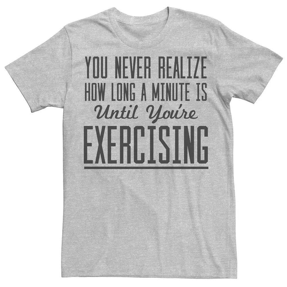 Men's Minute Long Workout Graphic Tee,  Product Image