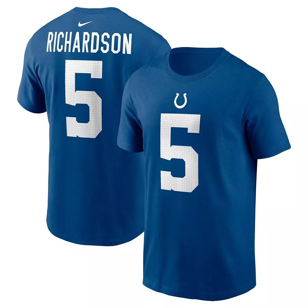 Men's Nike Anthony Richardson Royal Indianapolis Colts 2023 NFL Draft First Round Pick Player Name & Number T-Shirt,  Product Image