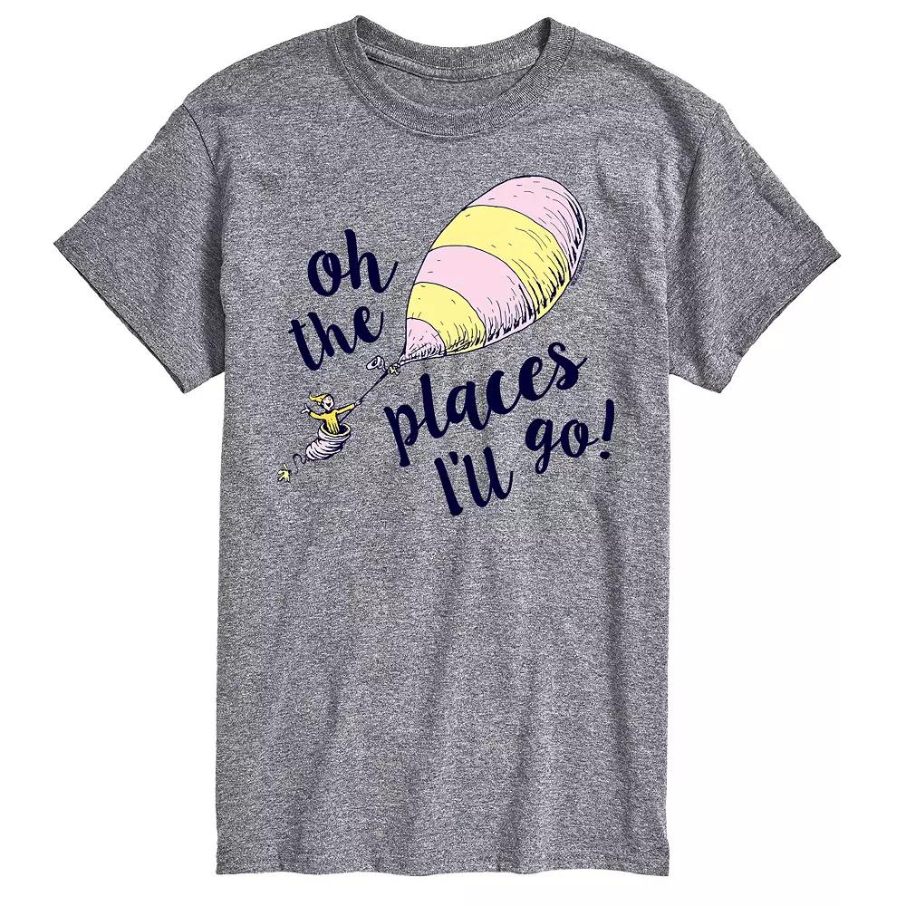 Big & Tall Dr. Seuss Places I'll Go Tee, Men's,  Product Image