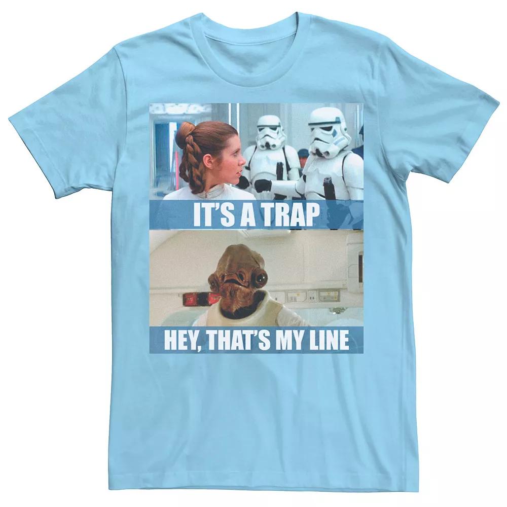 Men's Star Wars It's A Trap Hey That's My Line Tee,  Product Image
