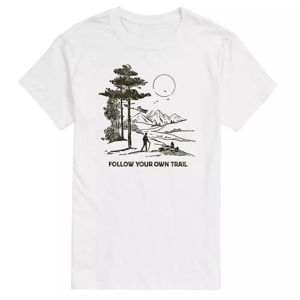 Men's Follow Your Own Trail Graphic Tee,  Product Image