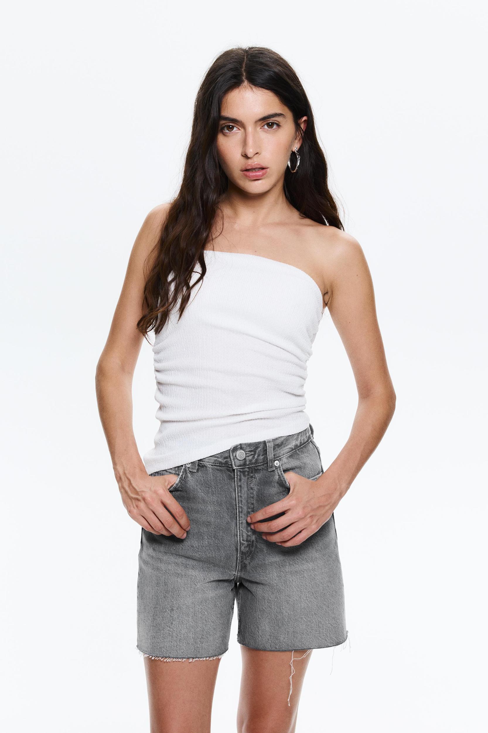 Denim Bermuda shorts Product Image