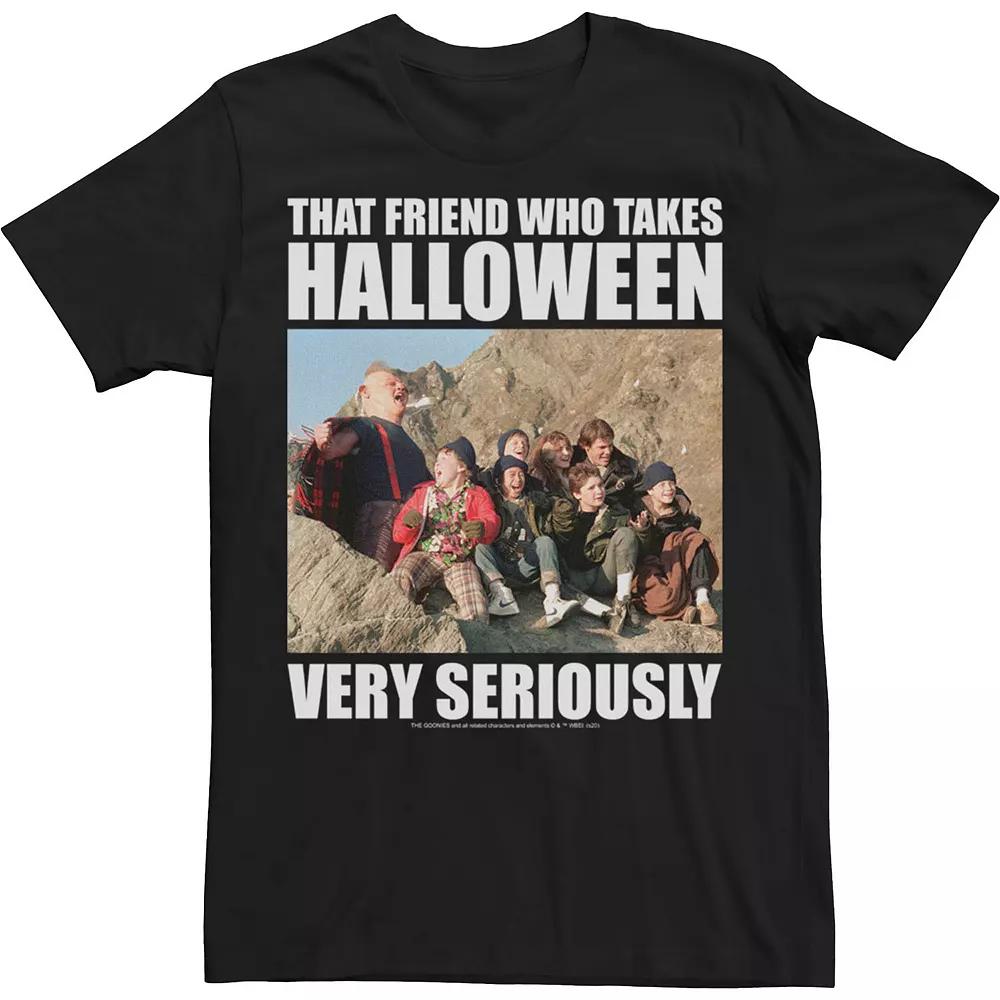 Men's Goonies Haalloween Meme Group Shot Tee,  Product Image