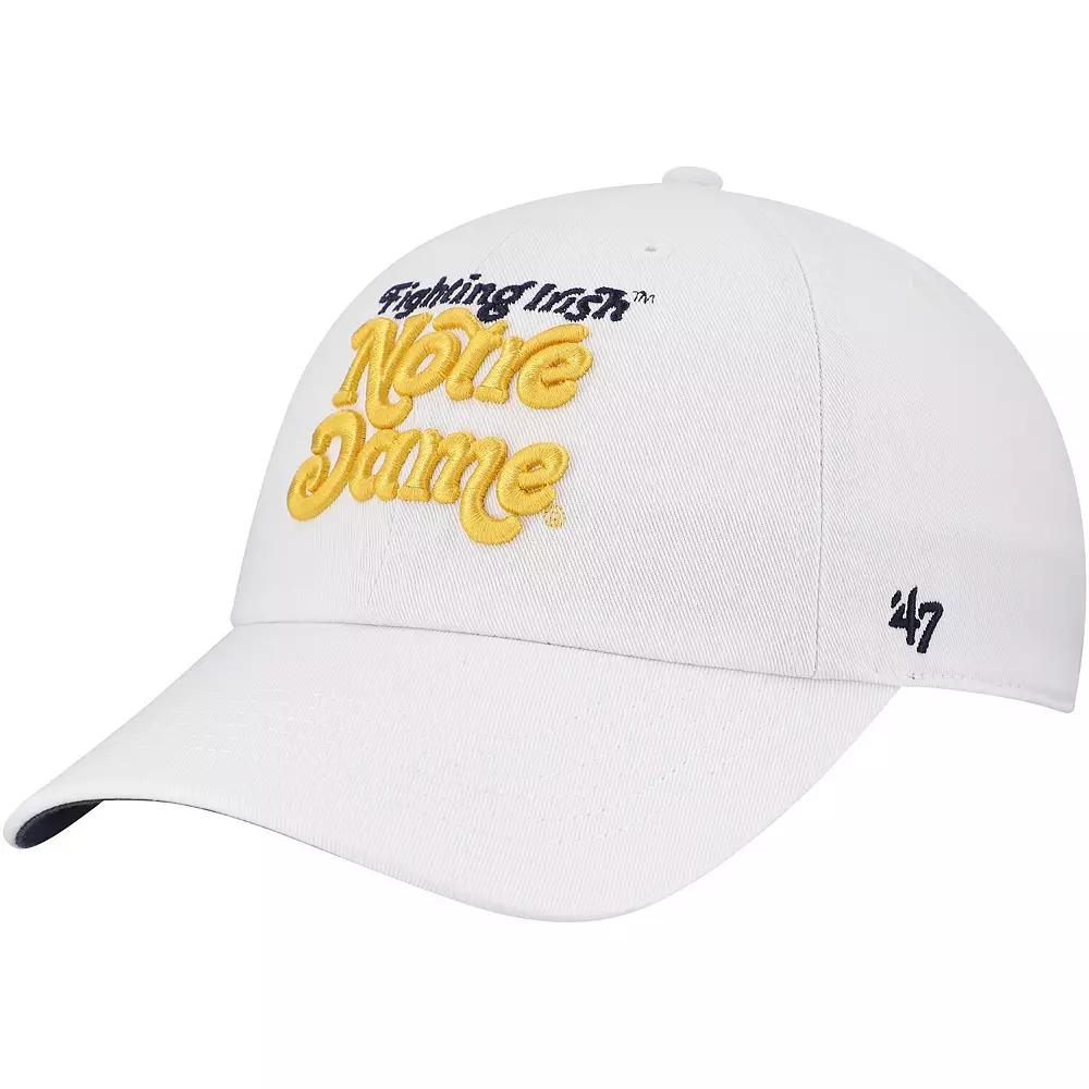 Women's '47 White Notre Dame Fighting Irish Pensacola Clean Up Adjustable Hat Product Image