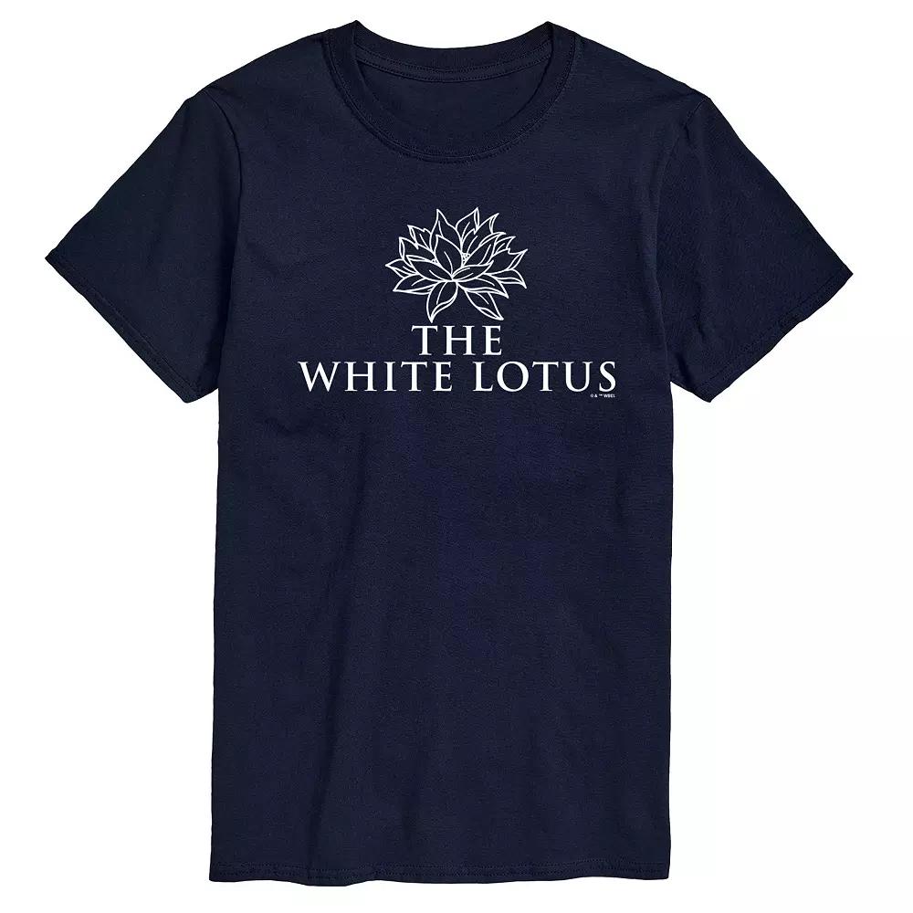 Men's White Lotus Logo Graphic Tee,  Product Image