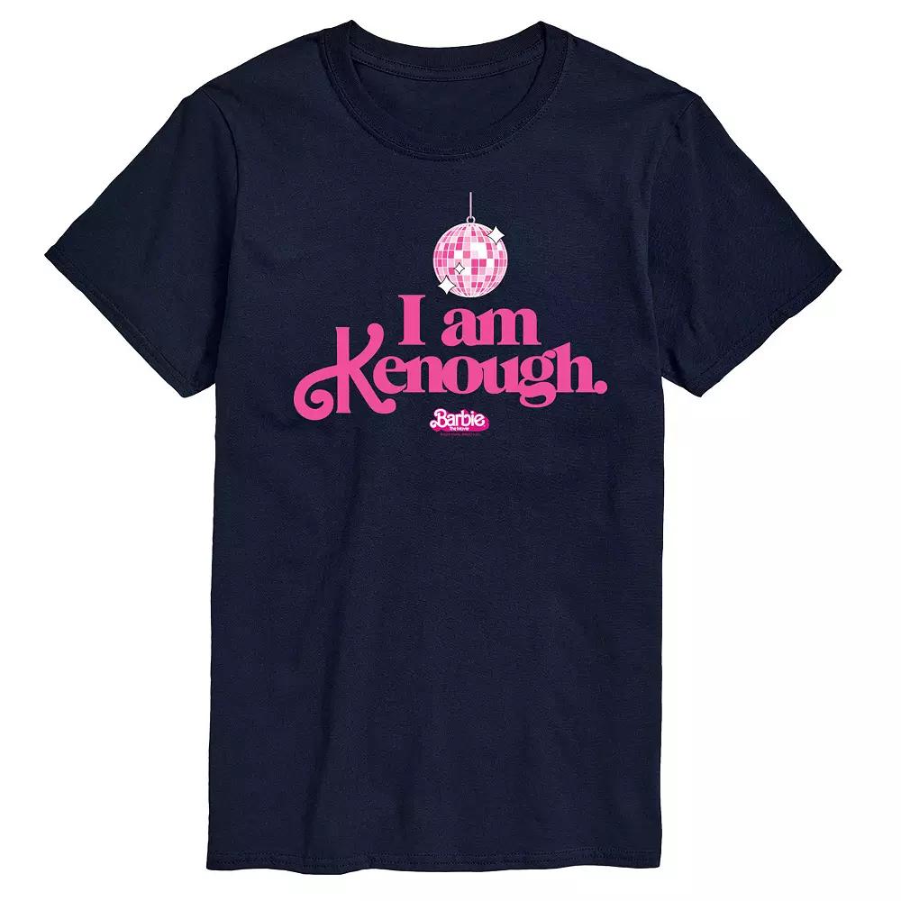 Big & Tall Barbie™ The Movie I Am Kenough DiscoBall Graphic Tee, Men's,  Product Image