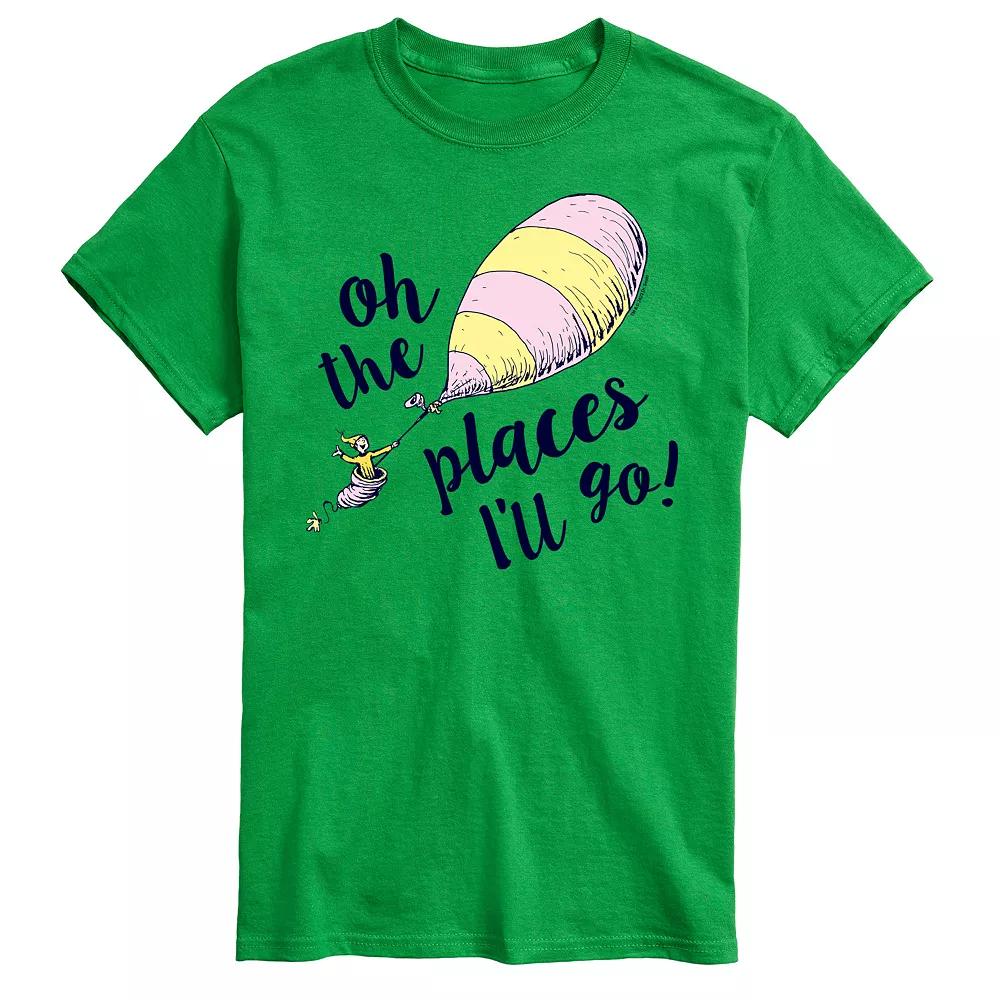 Big & Tall Dr. Seuss Places I'll Go Tee, Men's,  Product Image