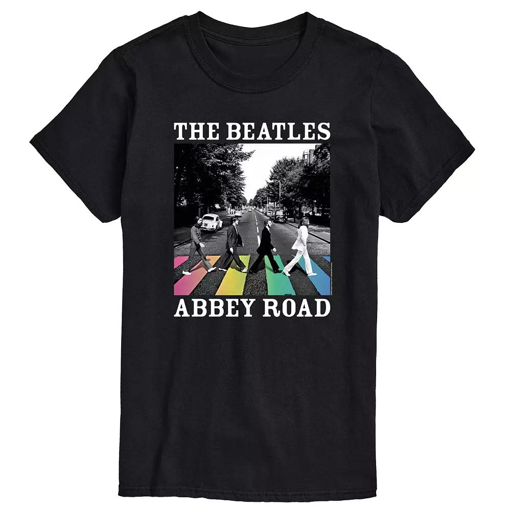 Big & Tall The Beatles Abbey Road Color Block Graphic Tee, Men's,  Product Image