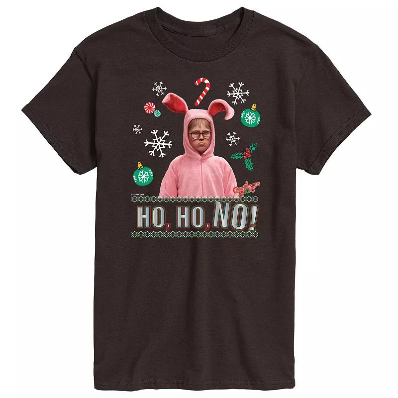 Big & Tall A Christmas Story Ho Ho Ho Pink Bunny Graphic Tee, Men's,  Product Image