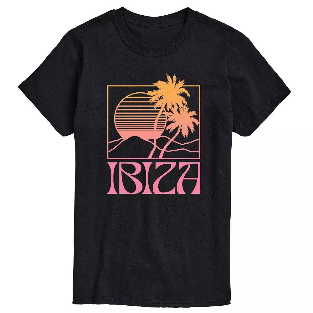Men's Ibiza Sun Palms Graphic Tee,  Product Image
