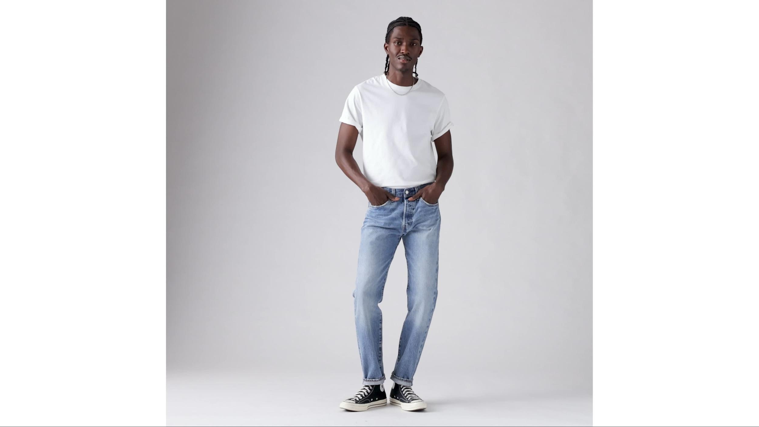 501® Slim Taper Fit Selvedge Men's Jeans Product Image