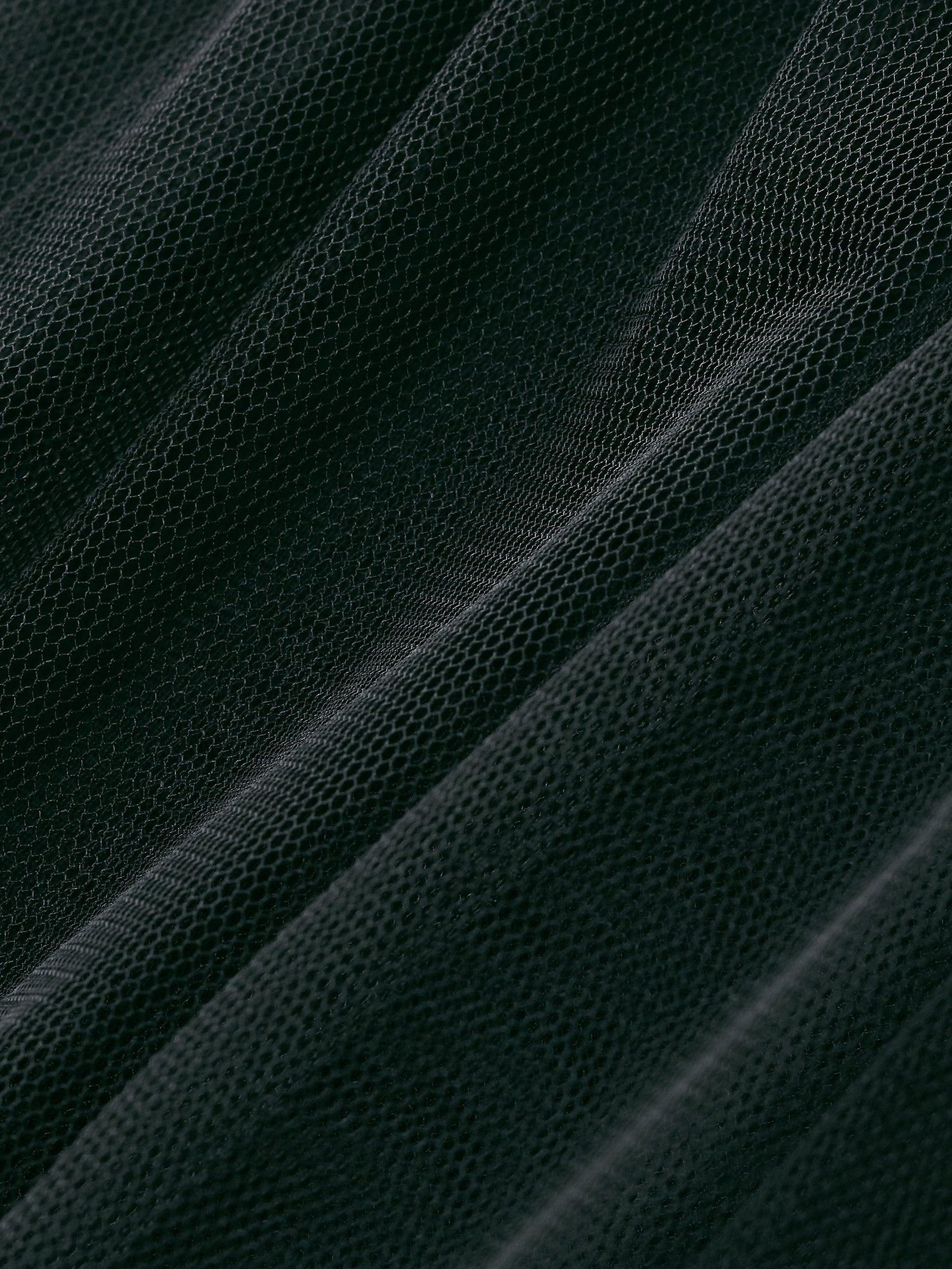 Mesh Tiered Women Elastic Waist Skirt Product Image