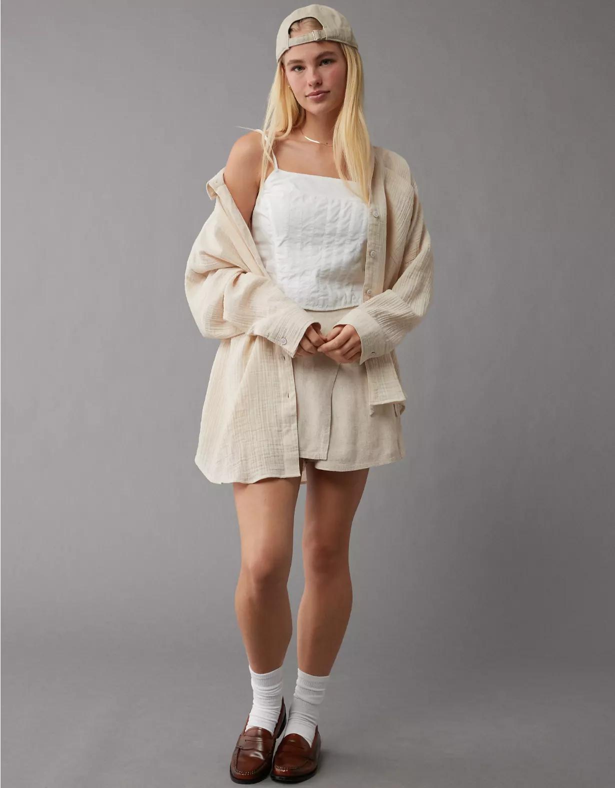 AE Go Big Oversized Shirt Product Image