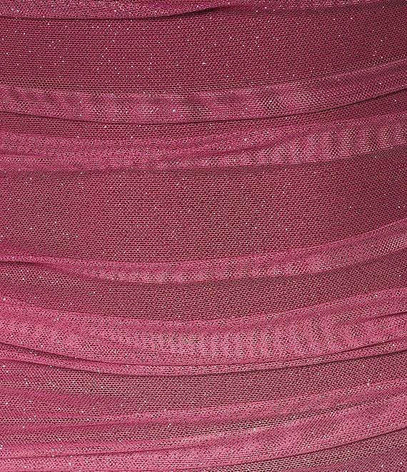 Pear Culture Ombre Glitter Square Neck Spaghetti Strap Dress Product Image