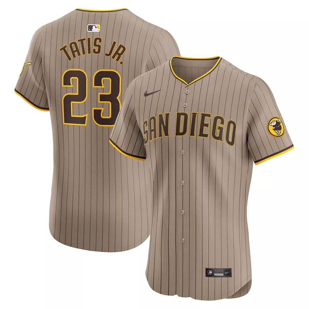 Men's Nike Fernando Tatis Jr. Sand San Diego Padres Alternate Elite Player Jersey,  Product Image