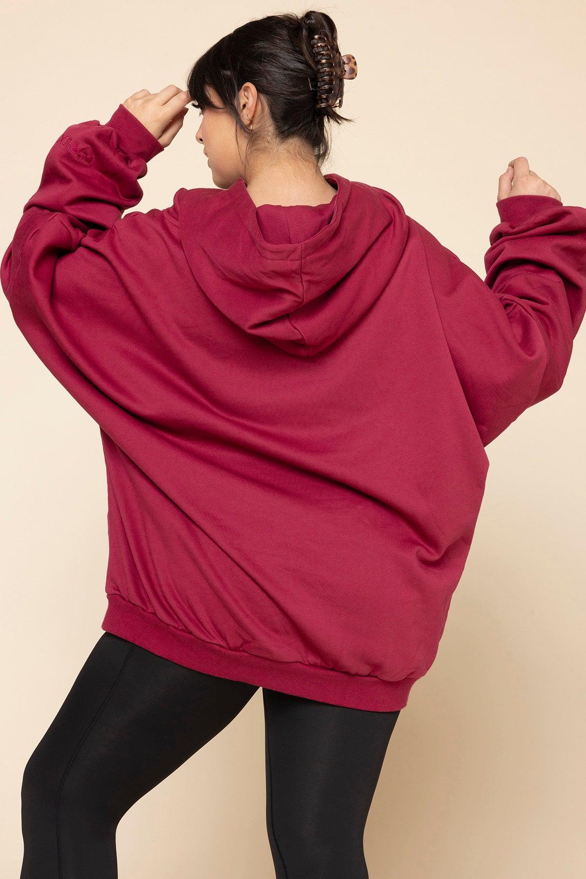 Pullover Cloud Hoodie - Ruby Product Image