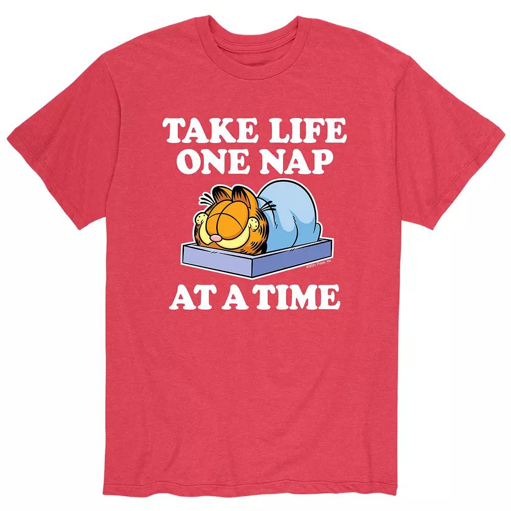 Men's Garfield One Nap At A Time Tee,  Product Image