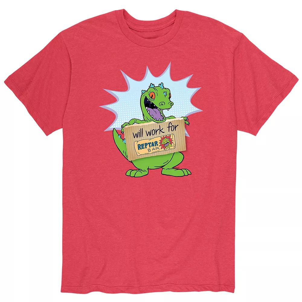Men's Rugrats Reptar Work Tee,  Product Image