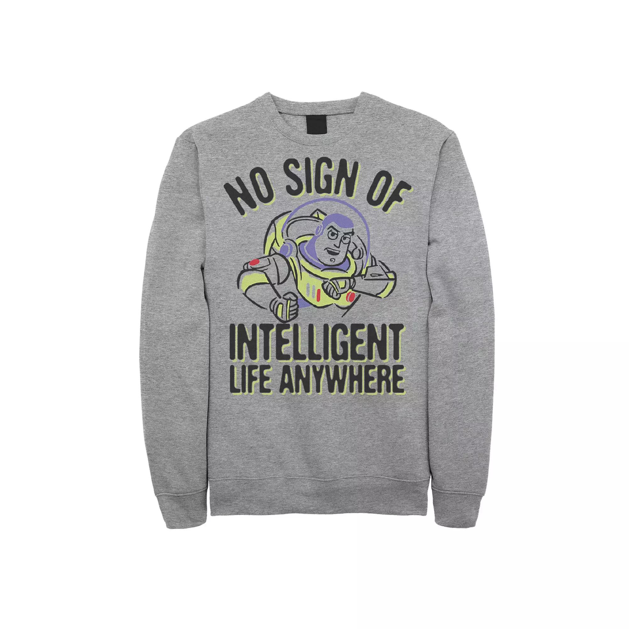 Disney / Pixar's Toy Story Buzz Lightyear Men's No Intelligent Life Sweatshirt,  Product Image