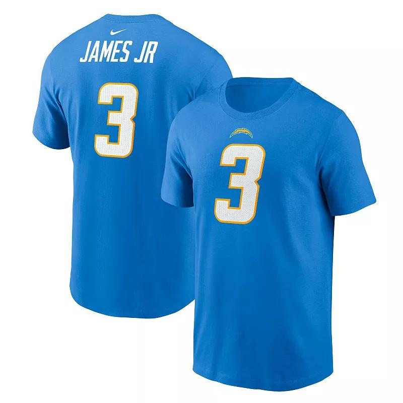 Men's Nike Derwin James Jr. Powder Blue Los Angeles Chargers Player Name & Number T-Shirt,  Product Image