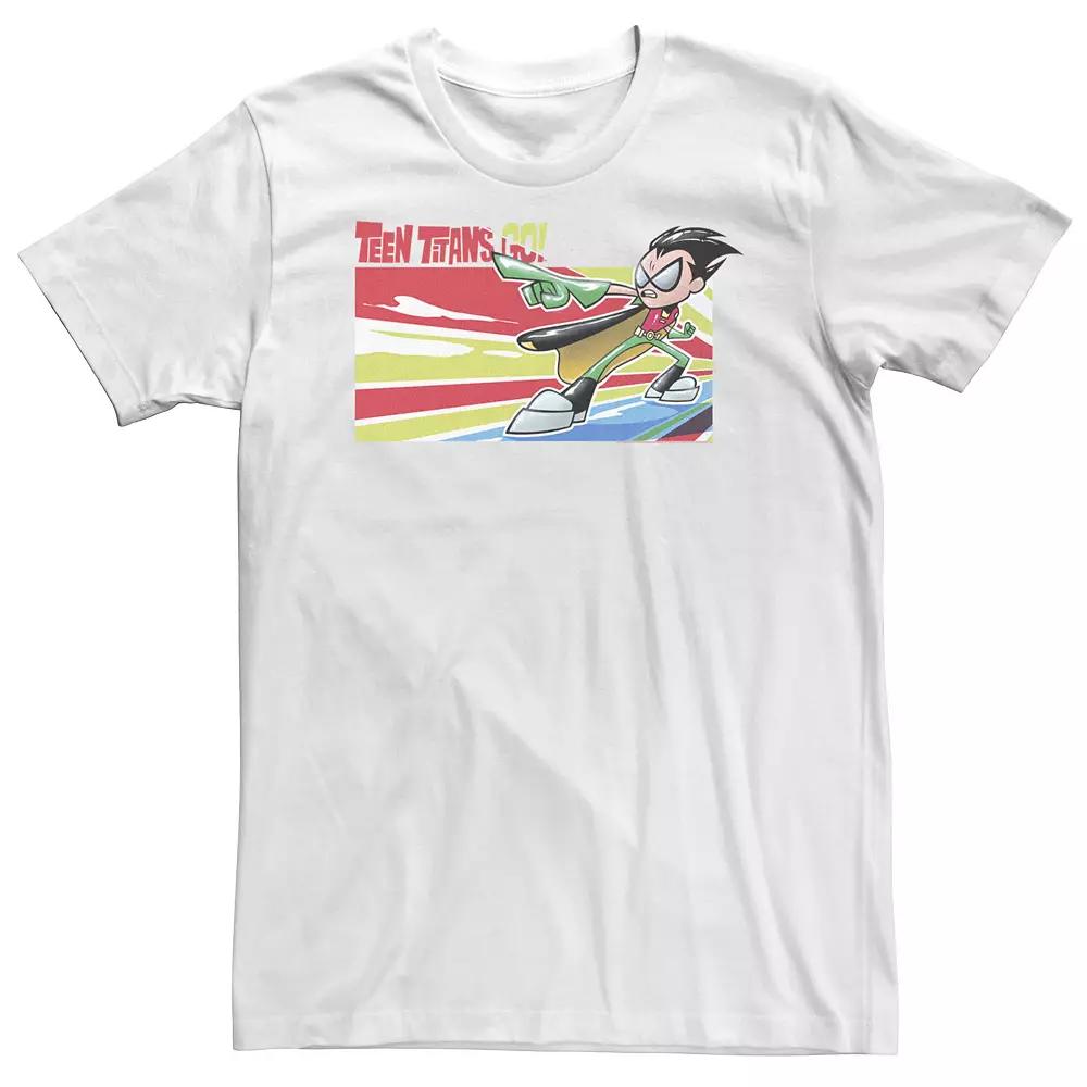Big & Tall DC Comics Teen Titans Go! Robin Pointing Portrait Tee, Men's,  Product Image