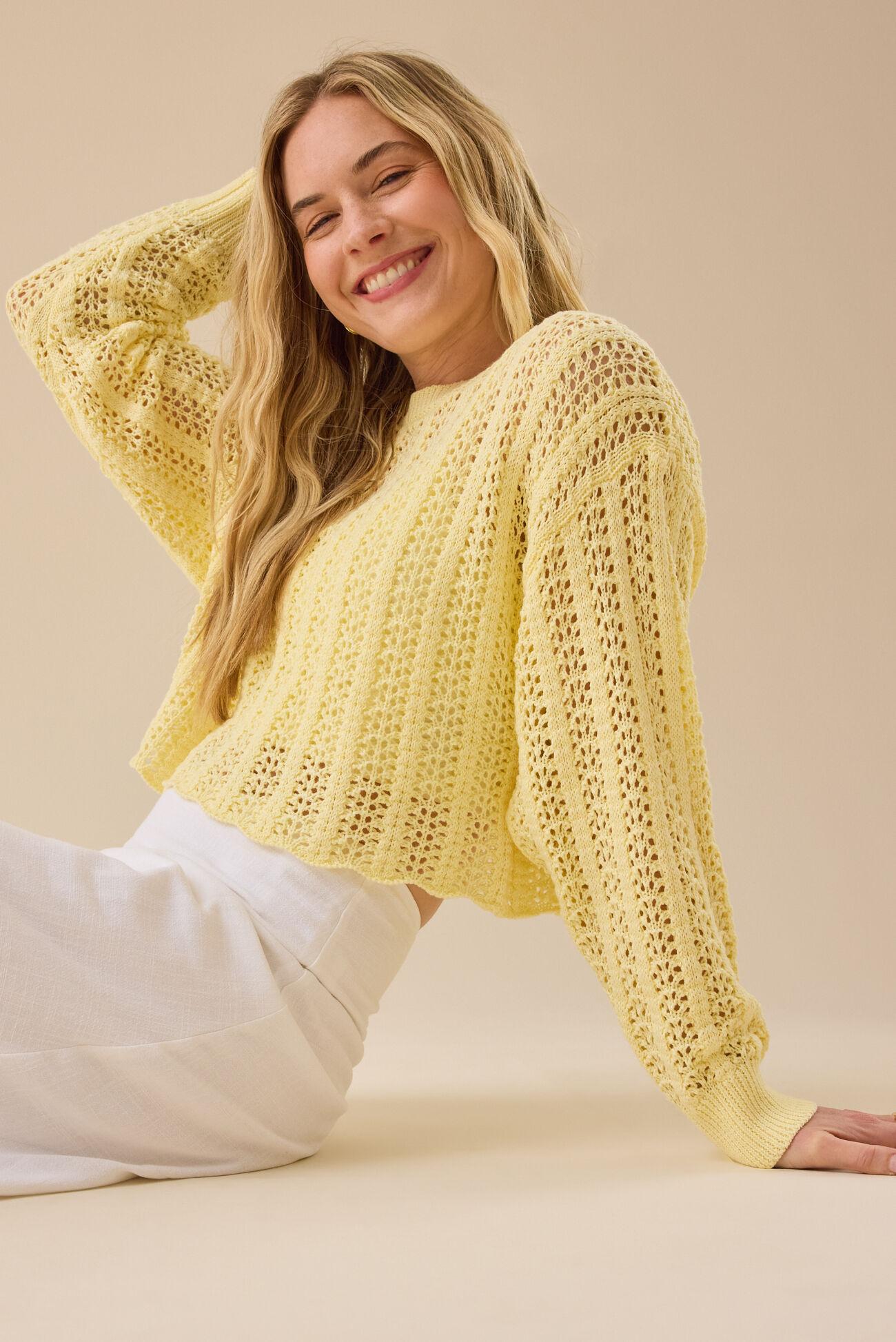 Anya Pointelle Sweater Product Image
