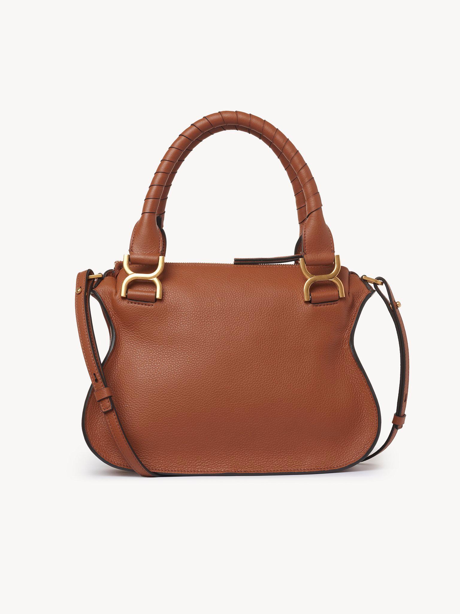 Small Marcie bag in grained leather Product Image