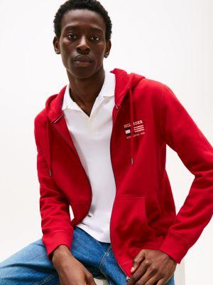 Embroidered Monotype Logo Zip Hoodie Product Image