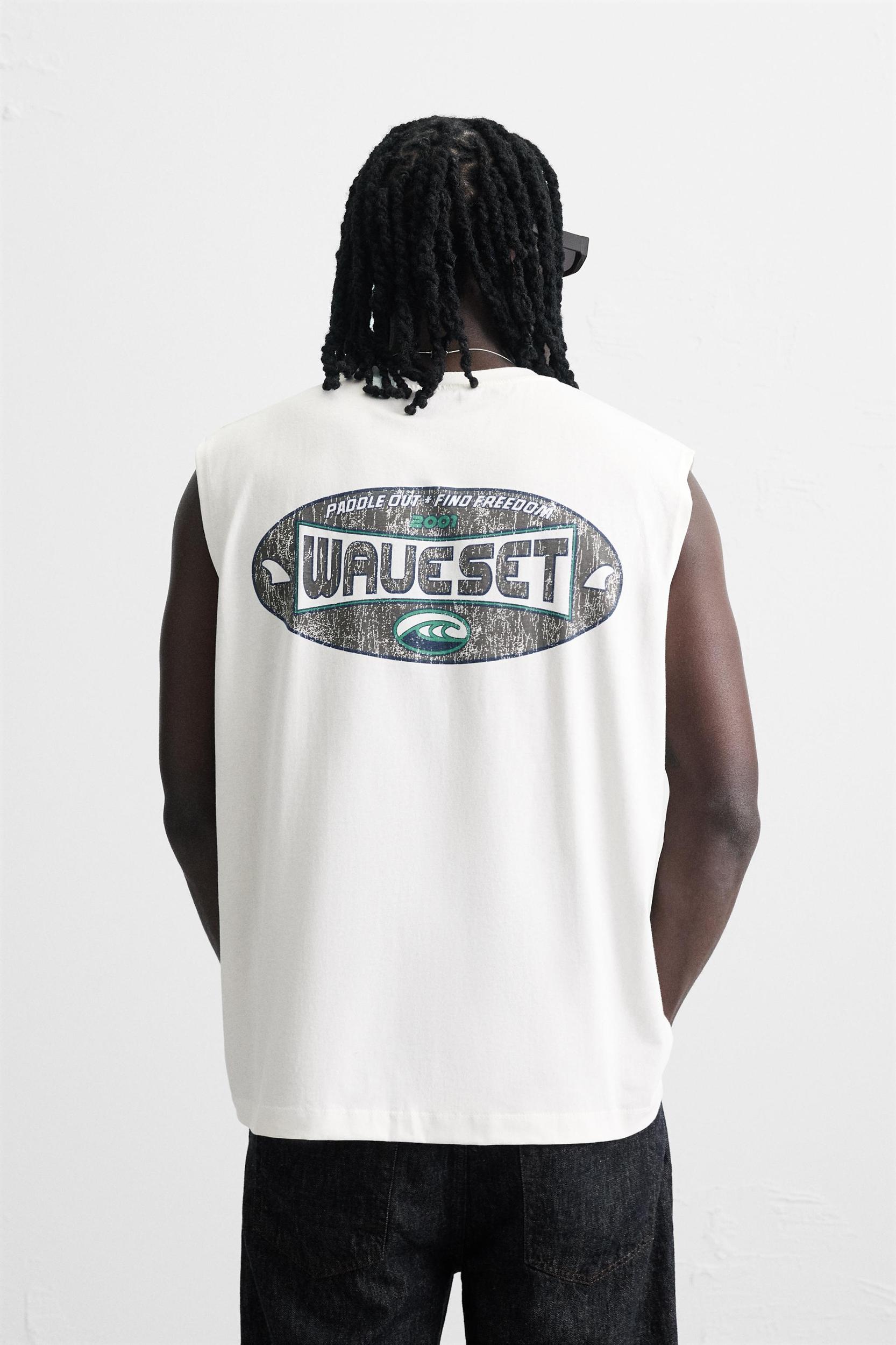 WASHED PRINT TANK TOP Product Image