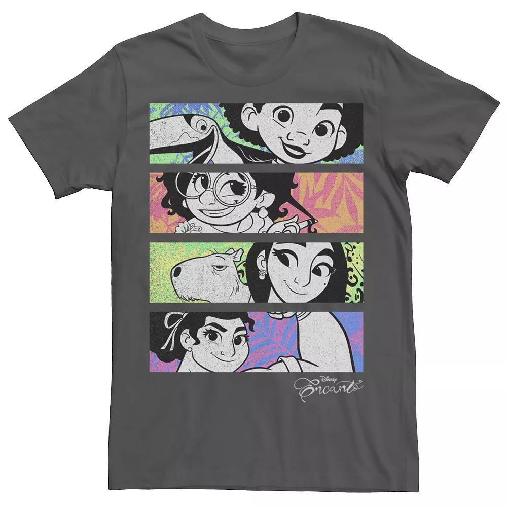 Disney's Encanto Men's Character Colorful Portrait Pane Tee,  Product Image