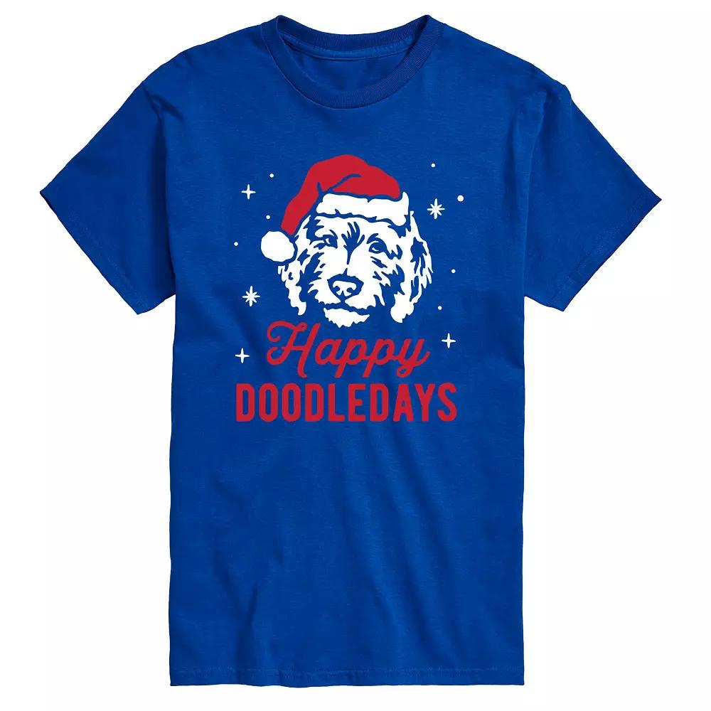 Big & Tall Happy Doodledays Tee, Men's,  Product Image