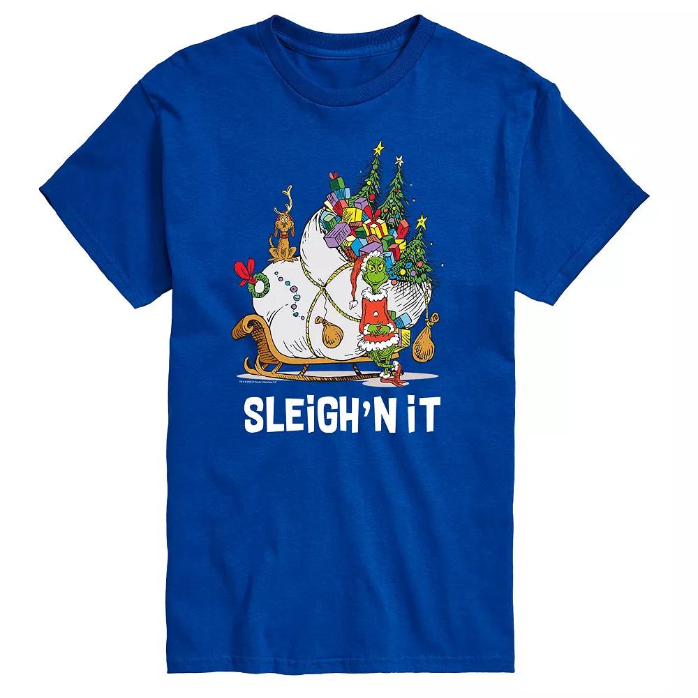 Big & Tall Dr. Seuss Sleighn It Tee, Men's,  Product Image
