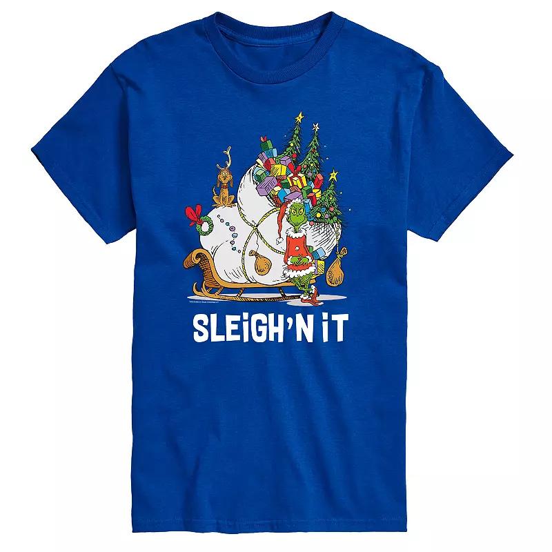 Big & Tall Dr. Seuss Sleighn It Tee, Men's,  Product Image
