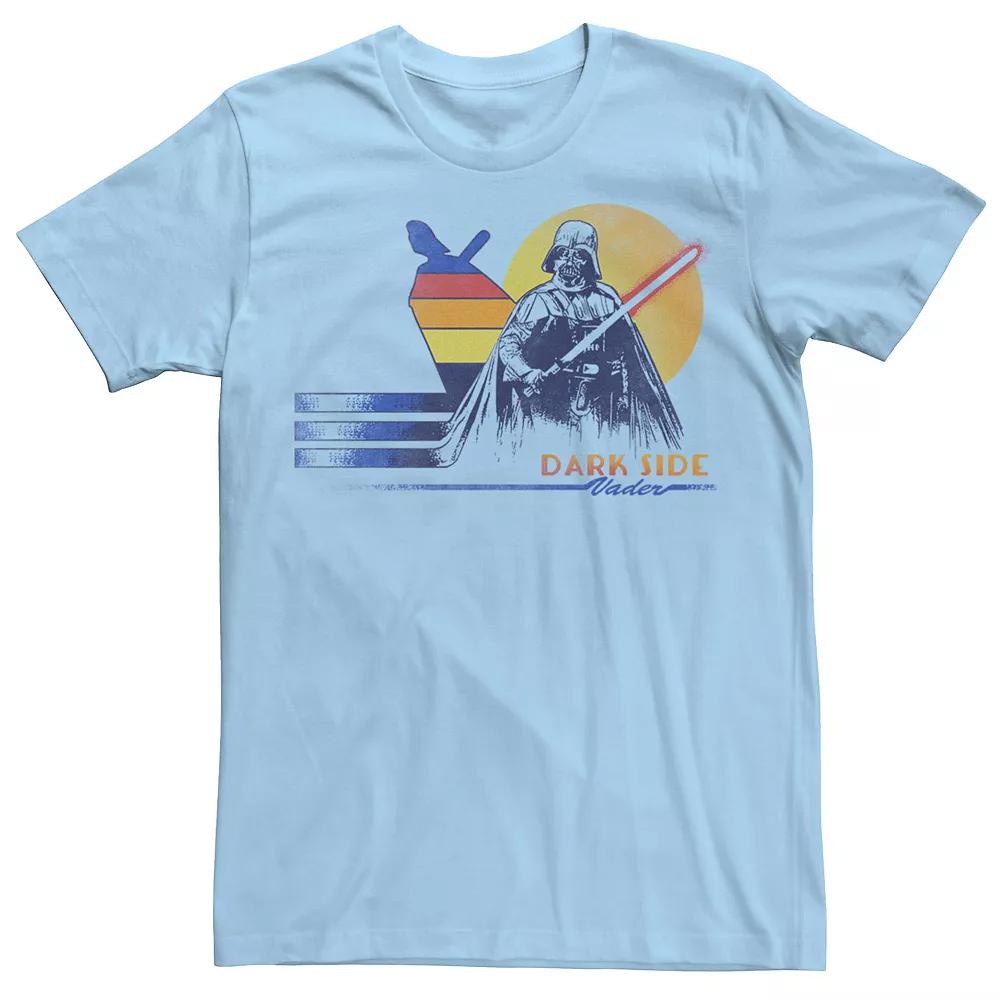 Men's Star Wars Darth Vader Vintage Dark Side Of Sun Beach Tee,  Product Image