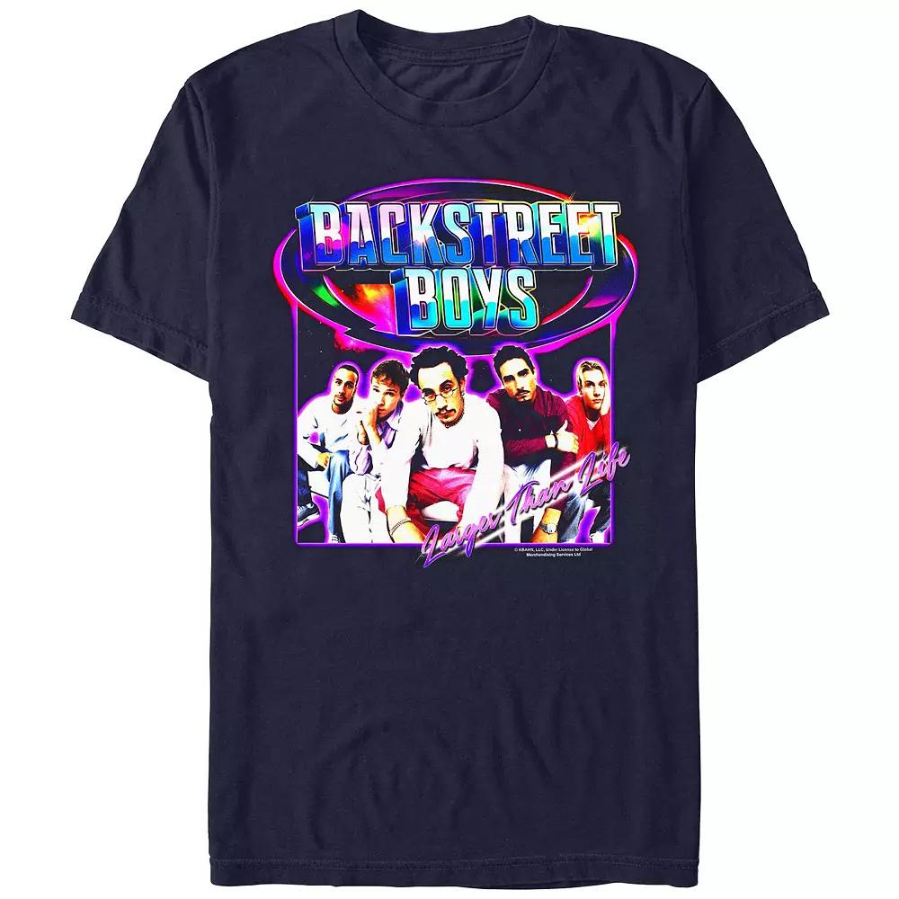 Men's Backstreet Boys Larger Than Life Cover Graphic Tee,  Product Image