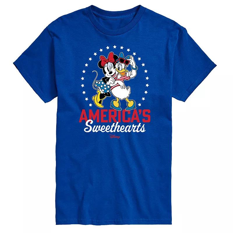 Disney's Minnie Mouse & Daisy Duck Men's America's Sweethearts Graphic Tee,  Product Image