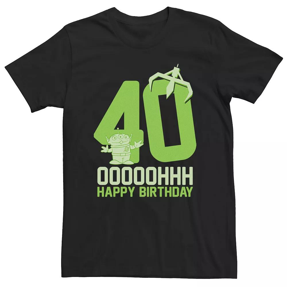 Big & Tall Disney / Pixar Toy Story Aliens OOOOH Happy 40th Birthday Tee, Men's,  Product Image
