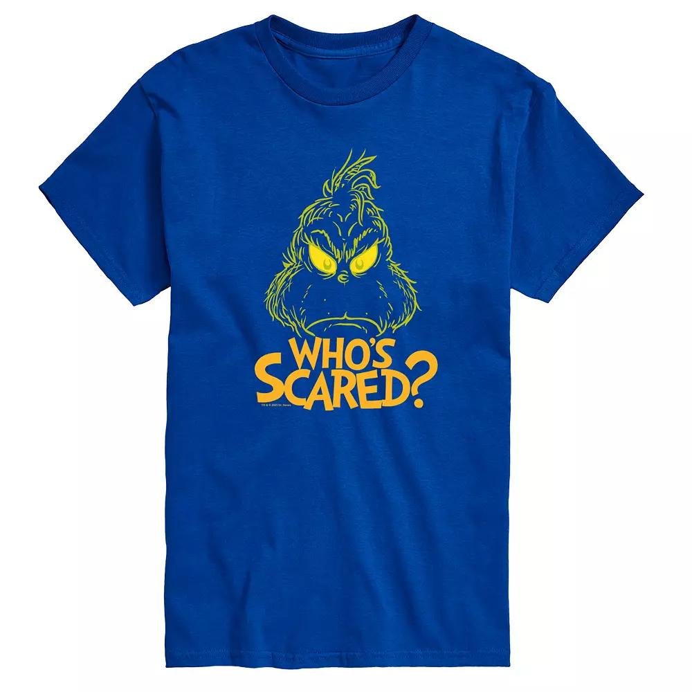 Men's Dr. Seuss Grinch Who's Scared Graphic Tee,  Product Image