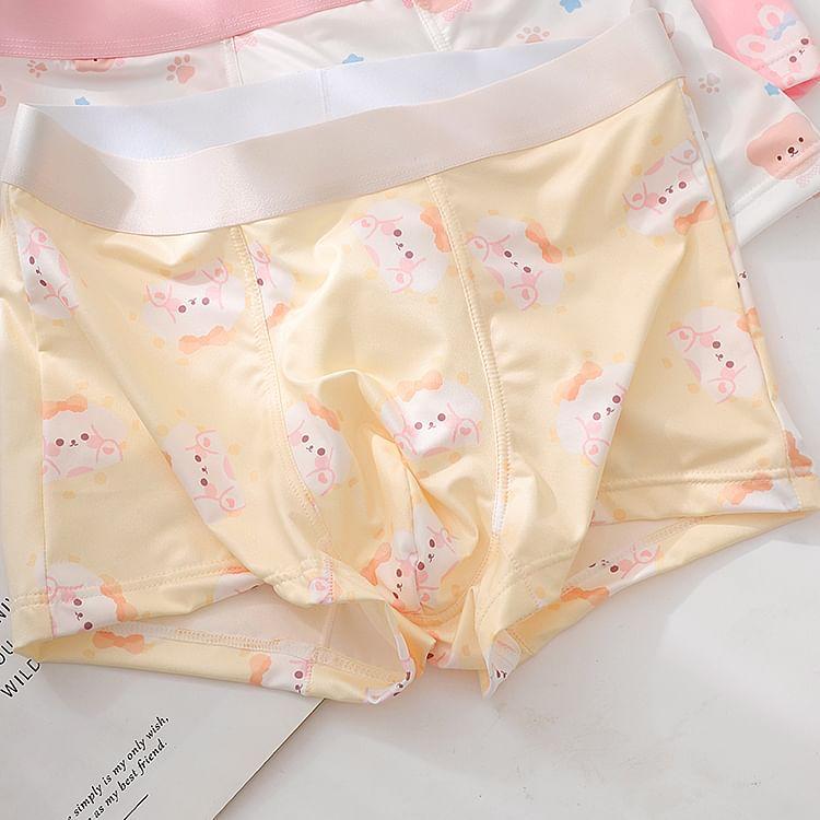 Cartoon Print Boxer Briefs / Set Product Image