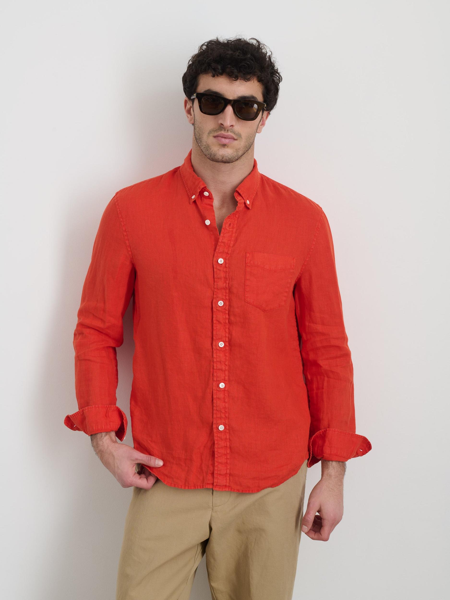 Mill Shirt in Linen Product Image