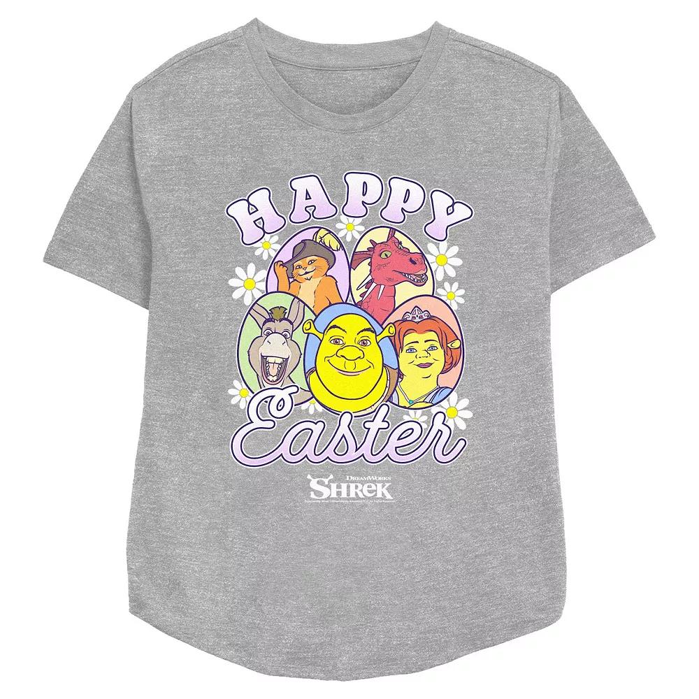 Women's Shrek Happy Easter Relaxed Fit Graphic Tee,  Product Image