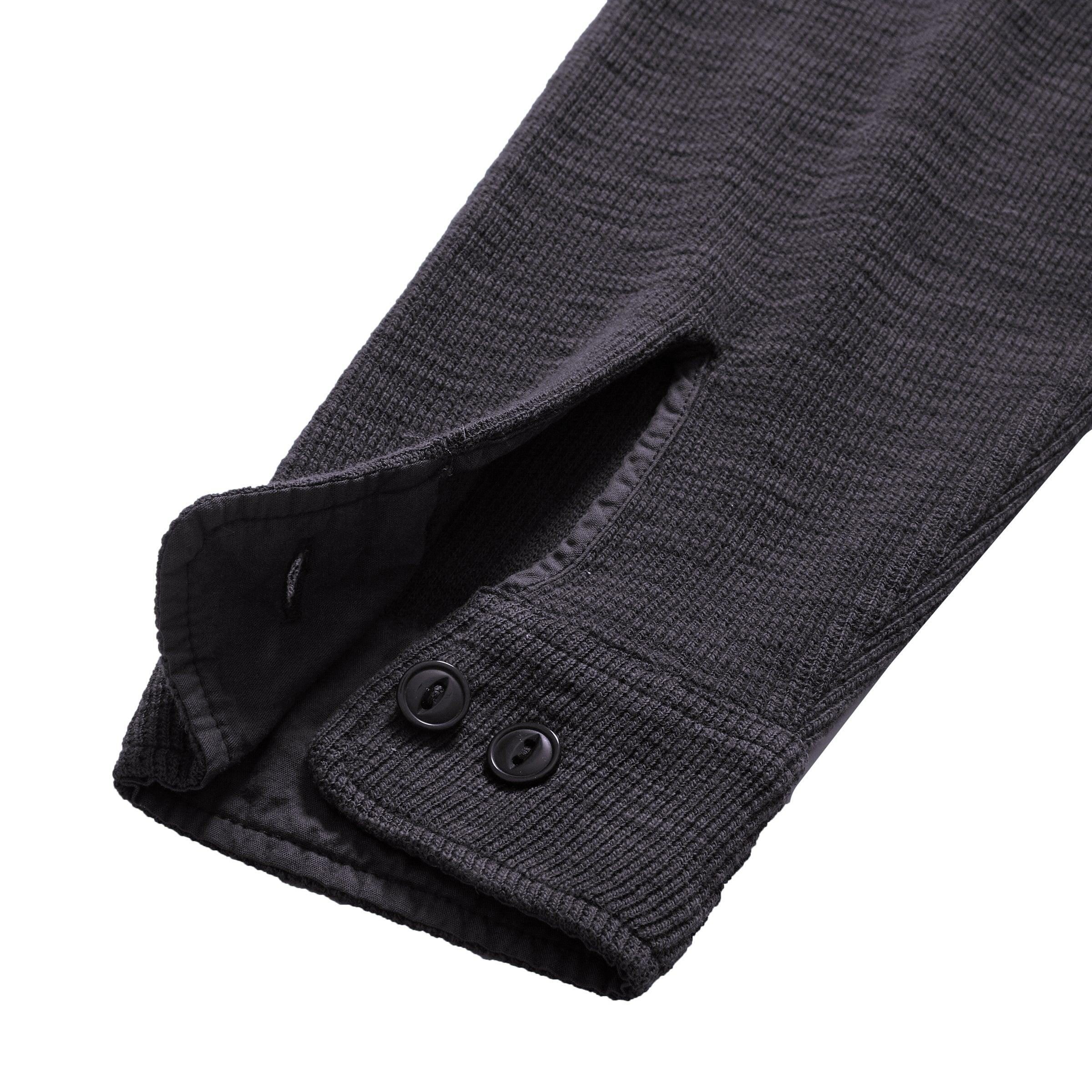 Waffle Hybrid Shirt - Dark Navy (Final Sale)* Product Image