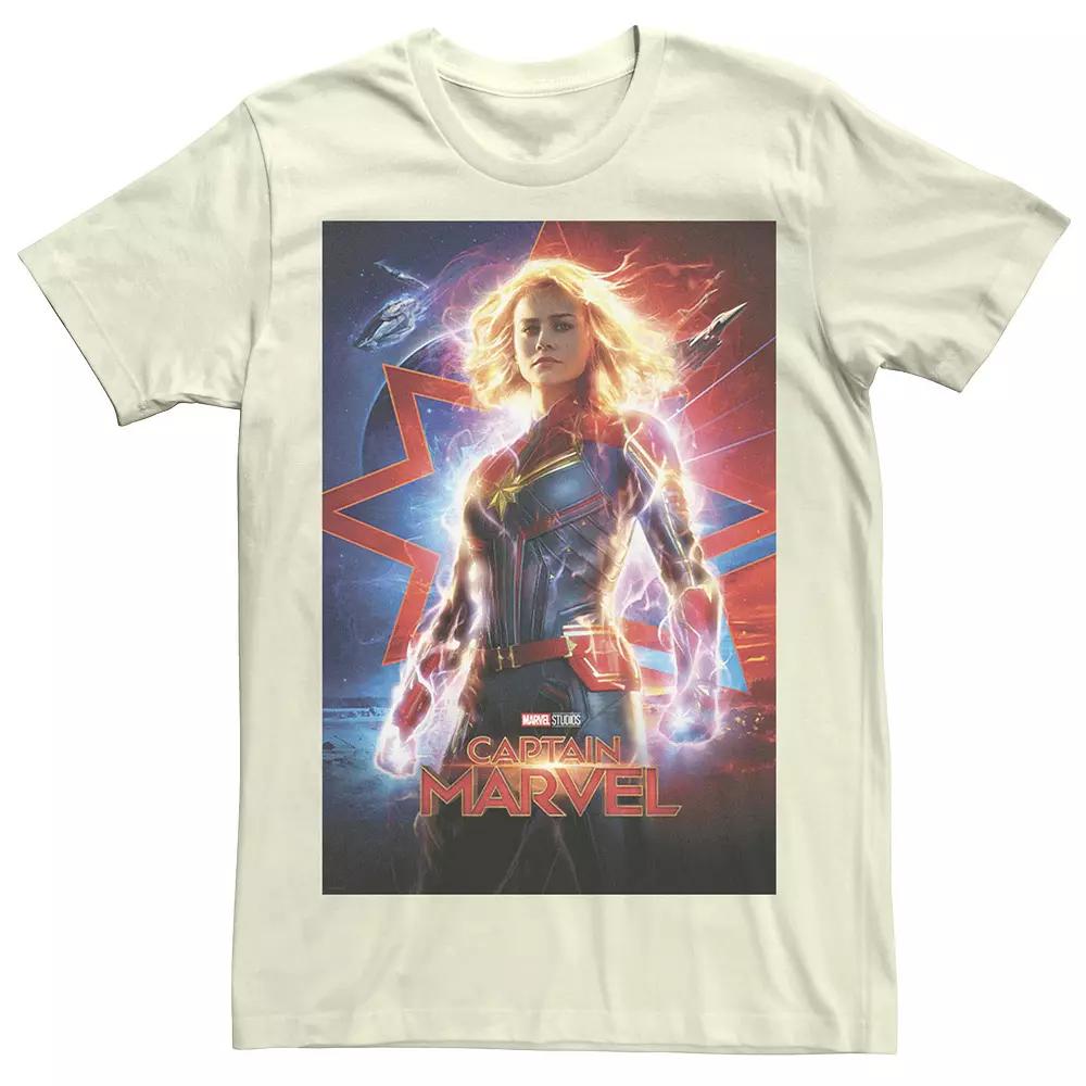 Men's Marvel Captain Marvel Movie Poster Suited Up Tee,  Product Image