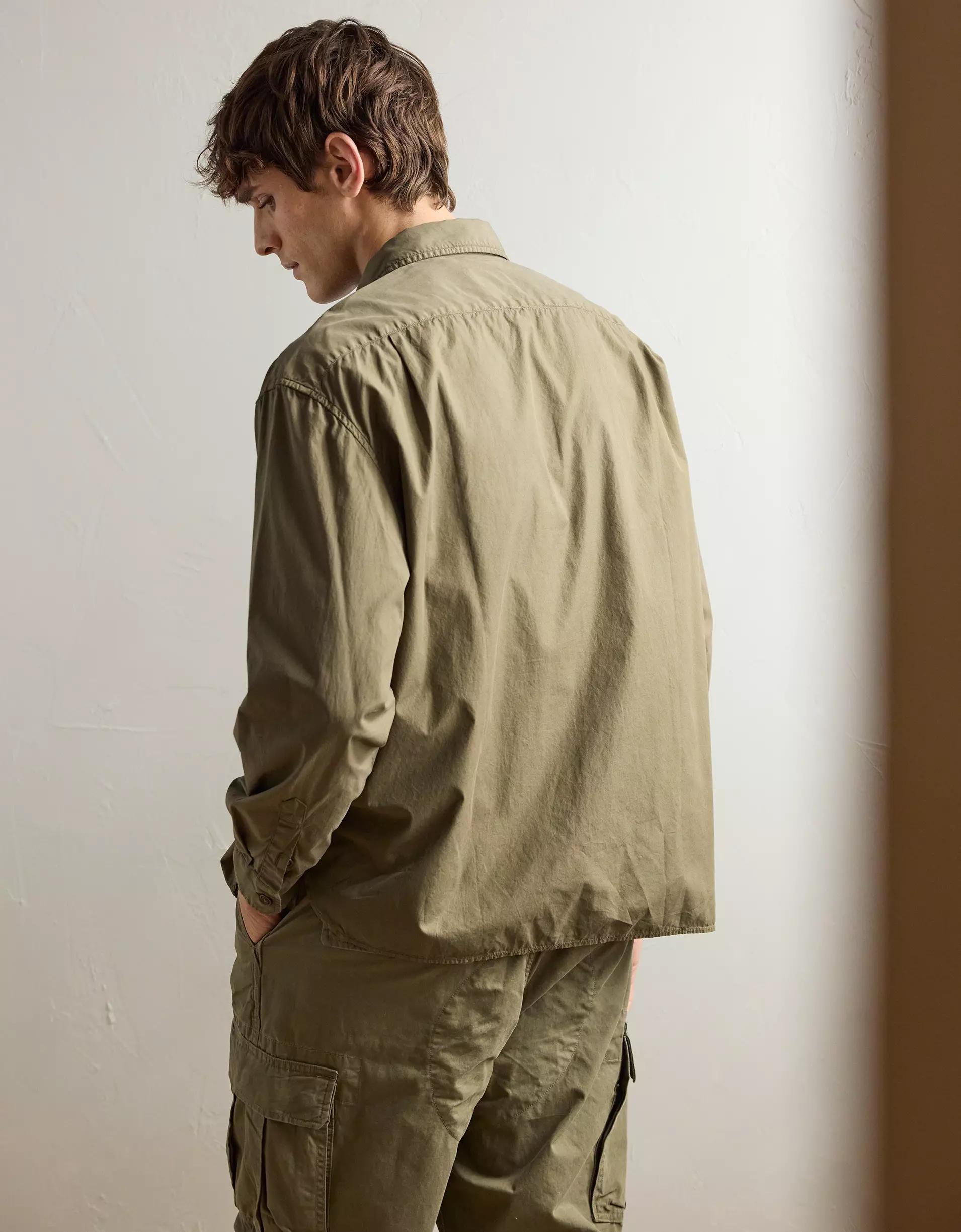 AE77 Premium Poplin Workshirt Product Image