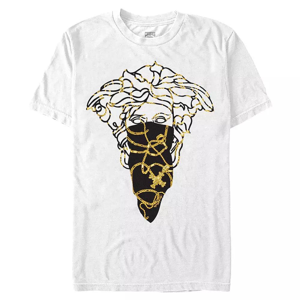 Men's Crooks And Castle Medusa Bandit Baroque Style Graphic Tee,  Product Image