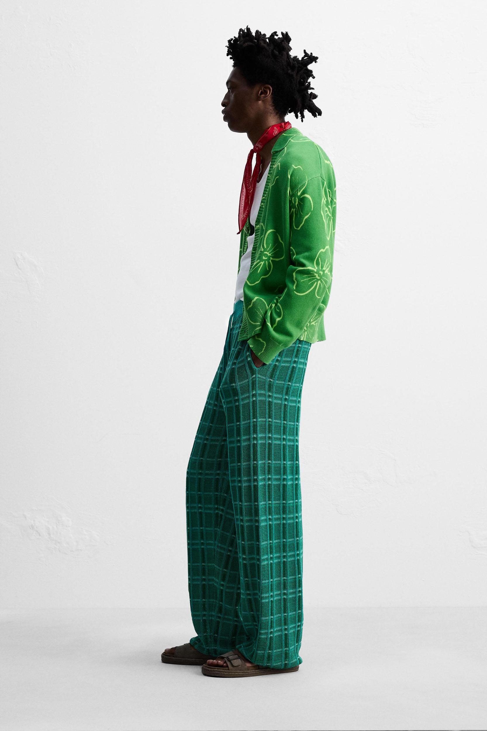 JACQUARD KNIT PANTS © OTIS KWAME KYE QUAICOE Product Image