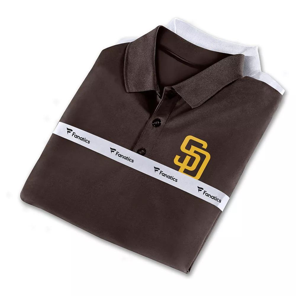 Men's Fanatics Branded Brown/White San Diego Padres Polo Combo Set,  Product Image