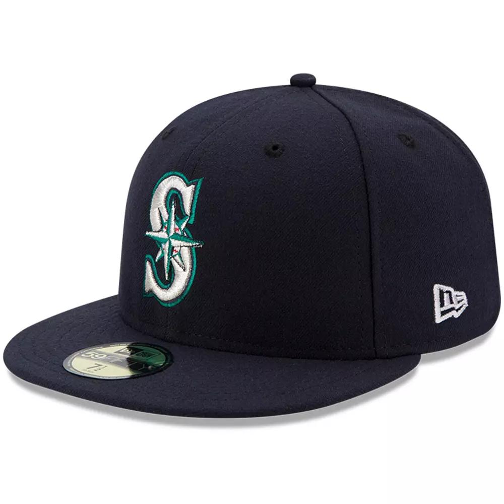 New Era New Era Mariners 59Fifty Authentic Cap - Adult Green/Navy Product Image