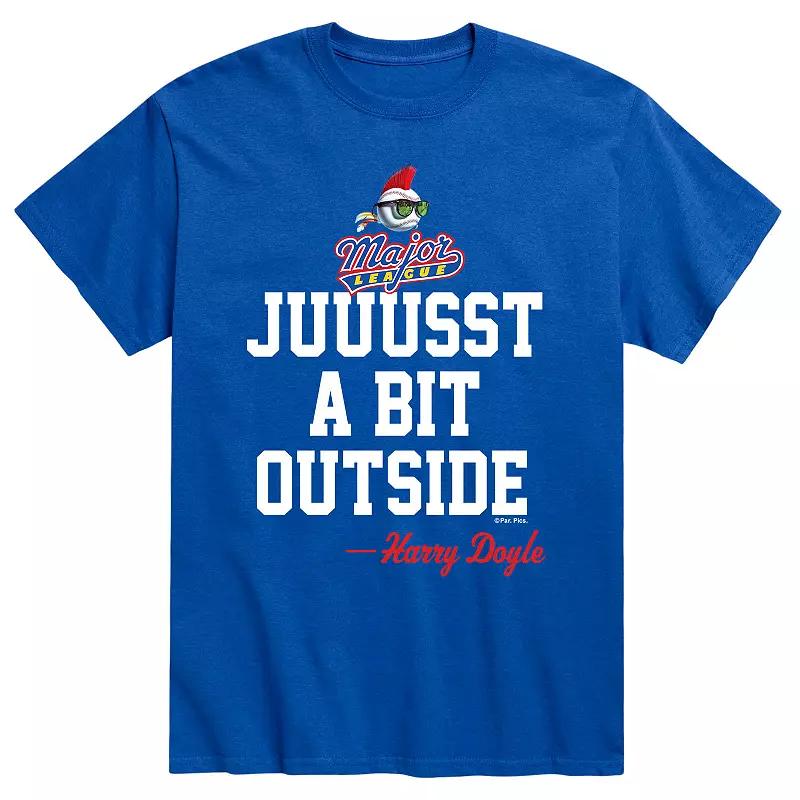 Men's Major League "Juuusst A Bit Outside" Baseball Tee,  Product Image